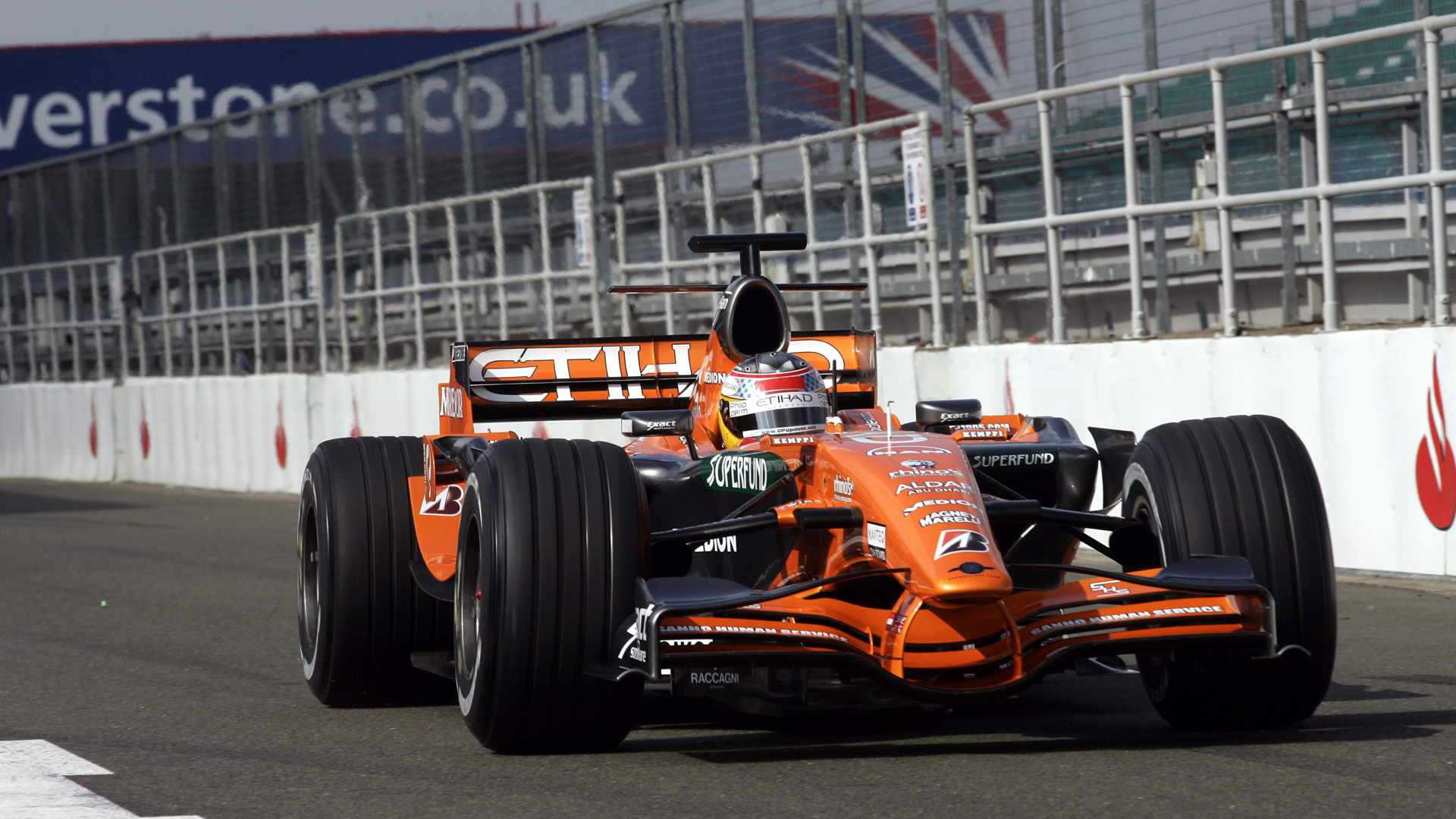 Spyker F1 en Silverstone 2007